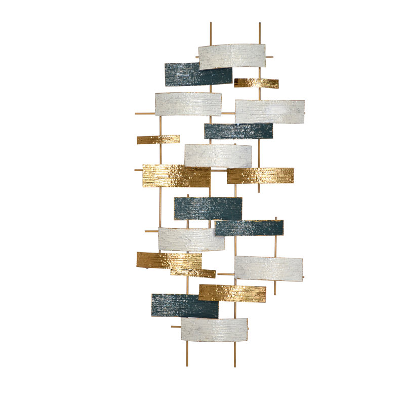 Glam Abstract Wall Decor on Metal