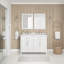 Xenya 48.03'' Double Bathroom Vanity with Engineered Marble Top-1893042481-1893042480