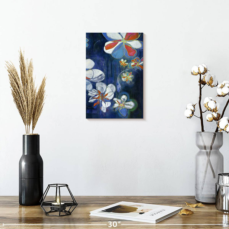 Harnek Night Blooms II, H 12 po x l 8 po