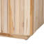 Table basse en teck naturel bohémien avec bûches en bois recyclées uniques