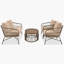 Latres 48.4'' Wide Reversible Wicker Patio Sectional Set with Cushions