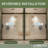 Single Sliding Frameless Shower Door 56" - 60" W x 76" H with with SGCC Tampered Glass, Soft-Close, Explosion-Proof Film-88137688