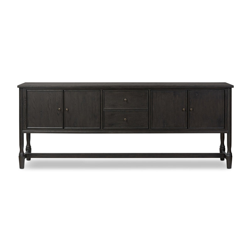 Bari Sideboard, Smoked Black Resawn Oak