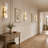 Modern 4 - Light Luxury Wall Sconce With Crystal Flower Accents
