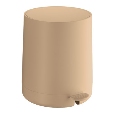 Canette de salle de bain avec couvercle à fermeture lente 
