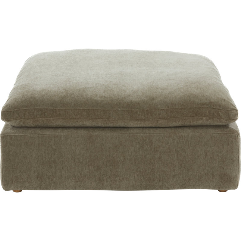Clay Ottoman Fabric Livesmart Light Grey, Desert Sage Performance