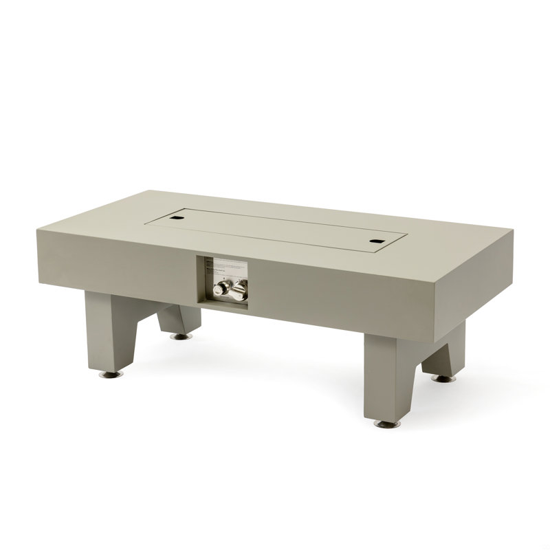 Foyer de table 42 po en fer, Gris, Propane
