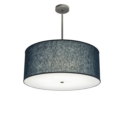 Lustree tambour 6 lumières ombrée Luyster