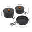Ensemble de batterie de cuisine en acier inoxydable 3 pièces-106721446