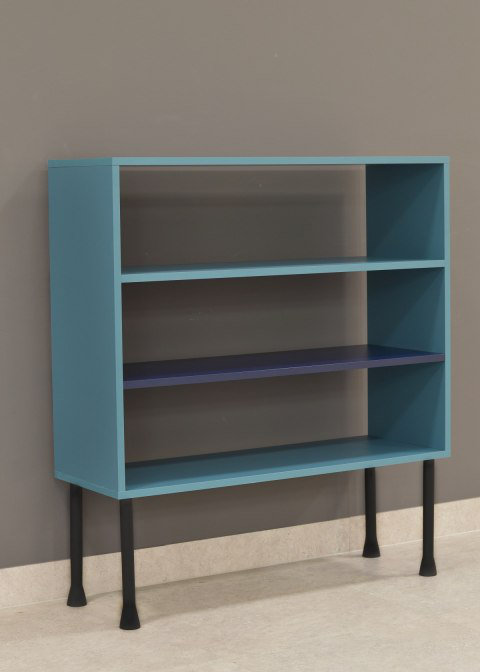 Plum 112cm H x 100cm W Laminate Board Standard Bookcase