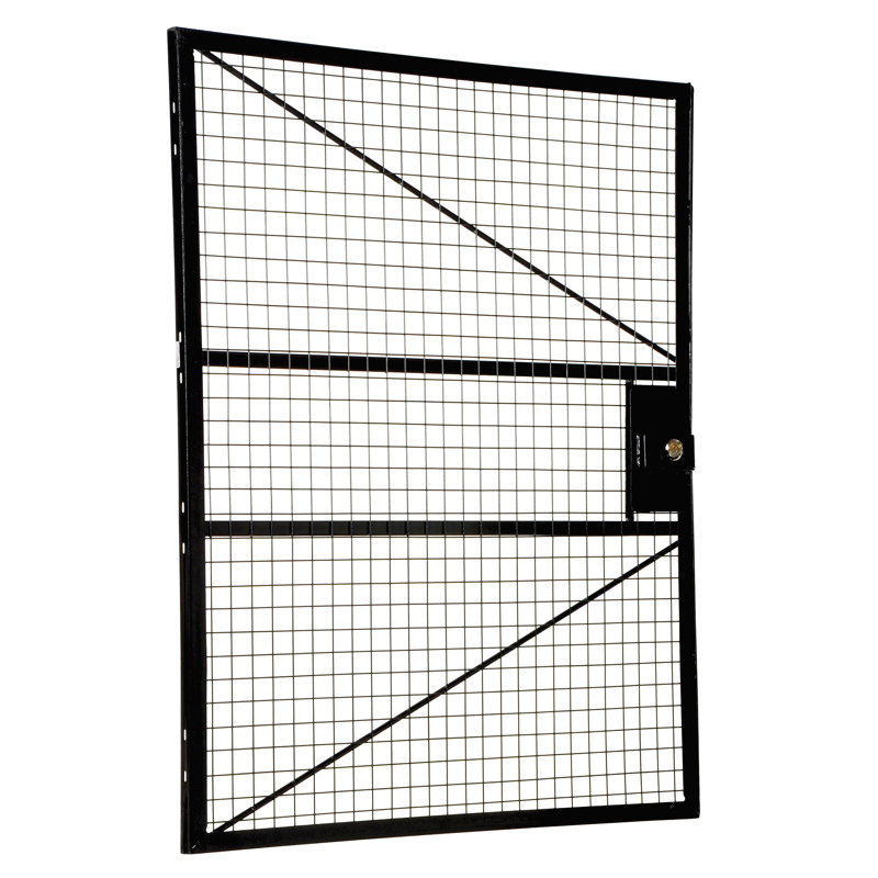 Porte à charnière ajustable Vestil APG-DR-54, 50 x 60, noir