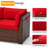 Yentin Straight Wicker Loveseat with Cushions-650554561