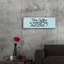  «Awesome Coffee Blue» par Kathleen Parr, art mural en verre acrylique, 36 po x 12 po-498563510