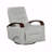 1Pc Swivel Gliding With Recliner Function Faux Leather Upholstered Solid Rubberwood Arms Living Room Furniture, In Smoke Color