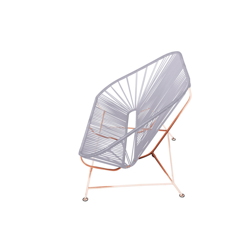 InLove Indoor/Outdoor Handmade Loveseat, Clear/Copper