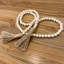 Guirlande de perles de ferme en bois avec des pampilles rustique Country Decor