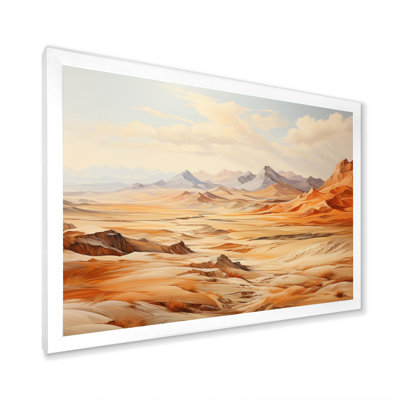 Égypte, désert antique des Sables II - reproduction sur toile