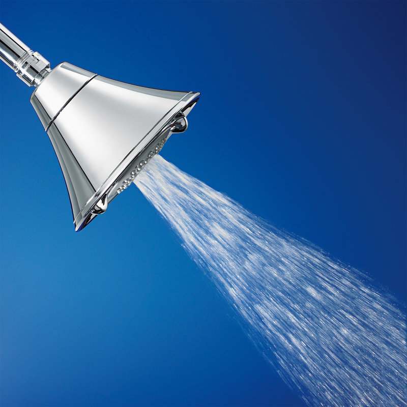 Pomme de douche multi-fonctions à réglage de l’eau Flowise, Chrome