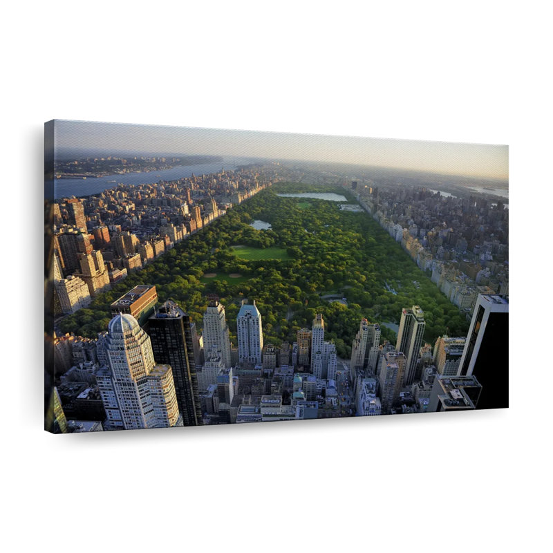 Central Park sur toile, H 16 po x l 24 po x P 1,25 po