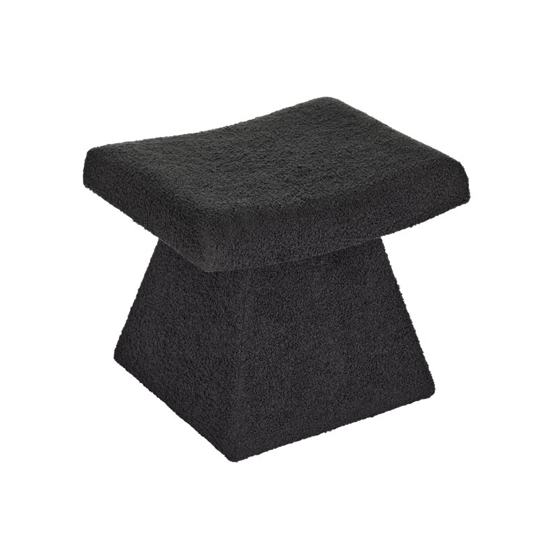 Tabouret en sherpa de 16 po de hauteur en forme de T