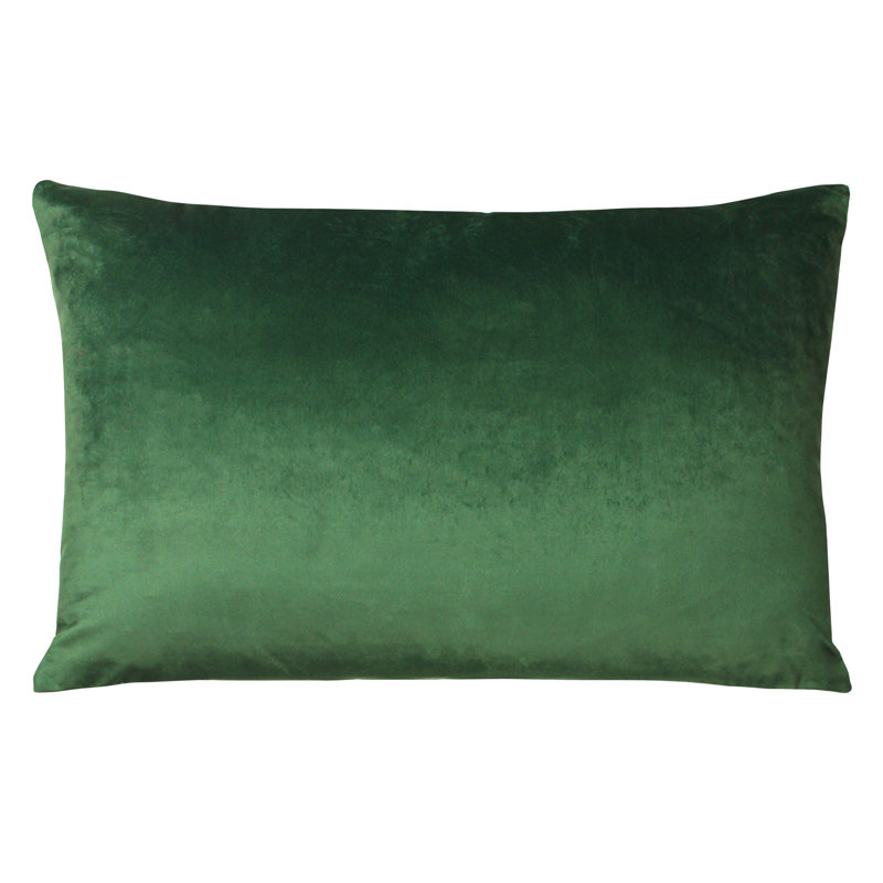 Rectangular Lumbar Cushion, Emerald