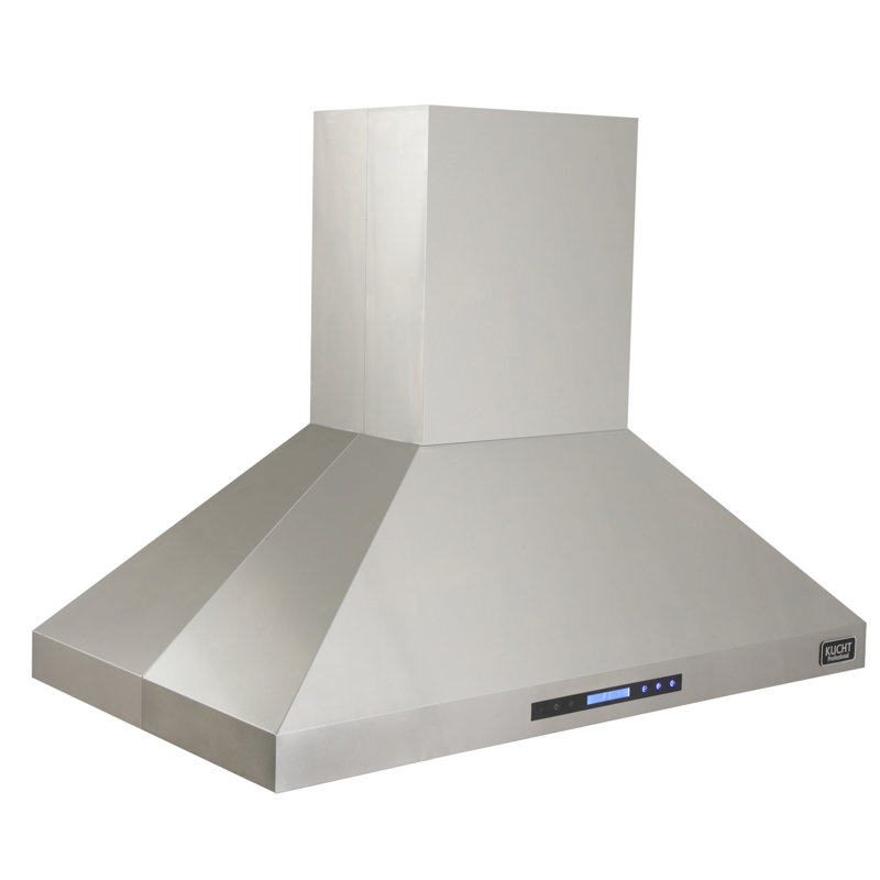 Kucht 48" W Stainless Steel Island Range Hood