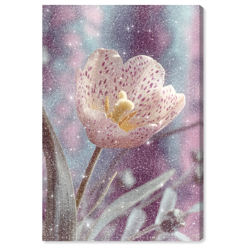 Dapple Bloom I Floral & Botanical Canvas Print by Oliver Gal, Black Frame, 10 x 15, 10"H x 15"W, Gallery Wrapped