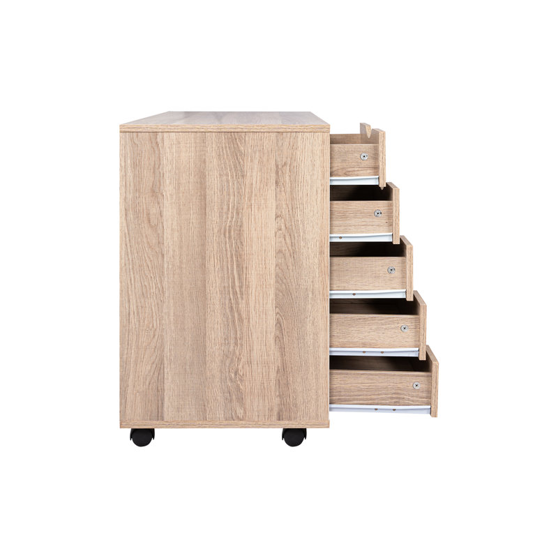 Conyu 16'' Wide 4 Or More. - Drawer Storage Cabinet, Natural