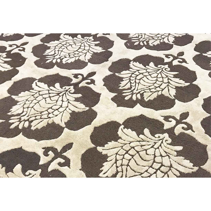 Wool Floral Area Rug