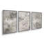 30 "x 20" Gilded Whispers, ensemble de 3 impressions sur toile dans un cadre en chrome poli-99068641-99068650