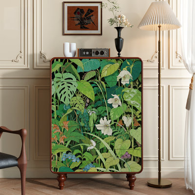 Commode à cinq tiroirs Floral