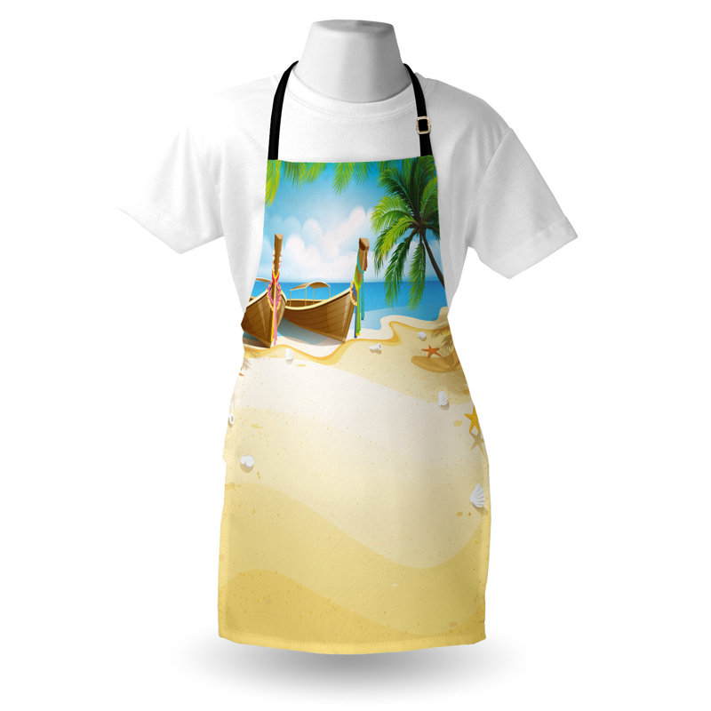 No Pattern Bib Apron