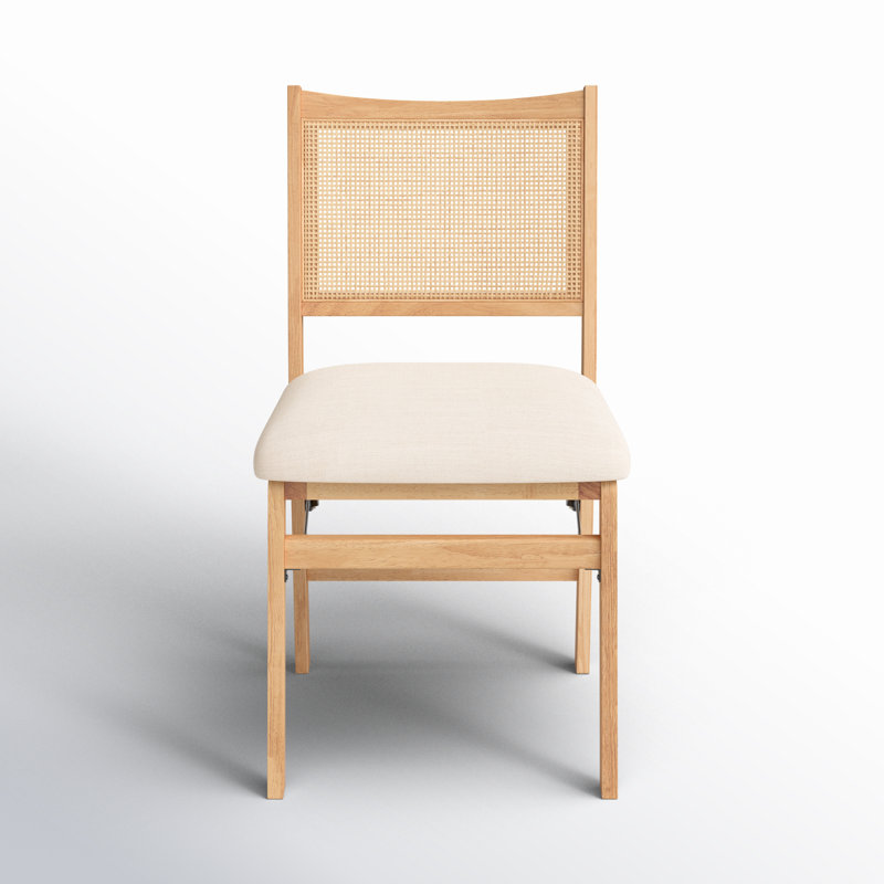 Donner Foldable Cane Back Dining Chair