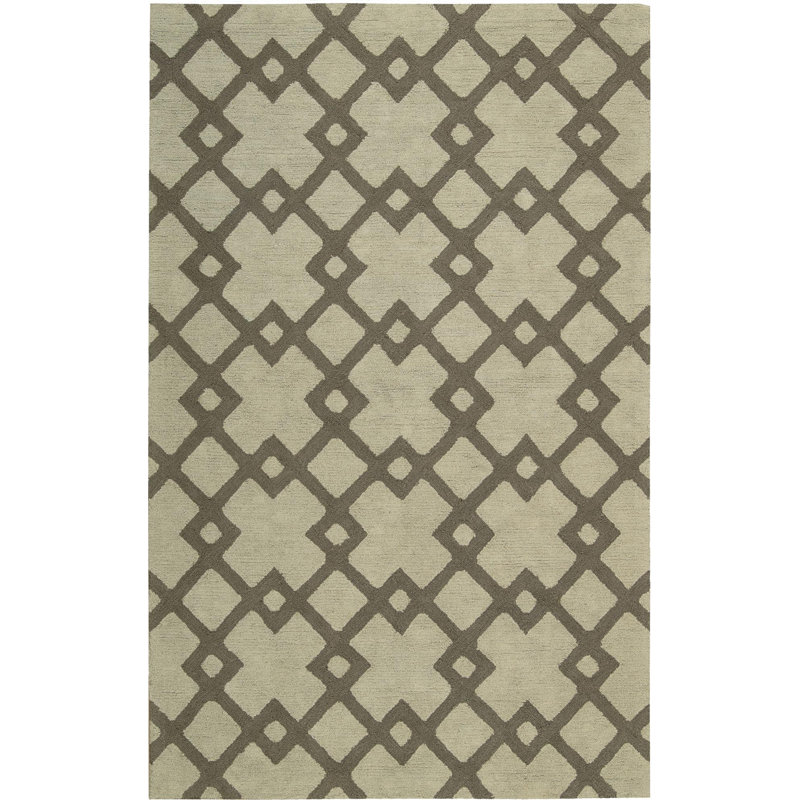 Hateya Geometric Indoor Rug, Rectangle 2'6" x 4'