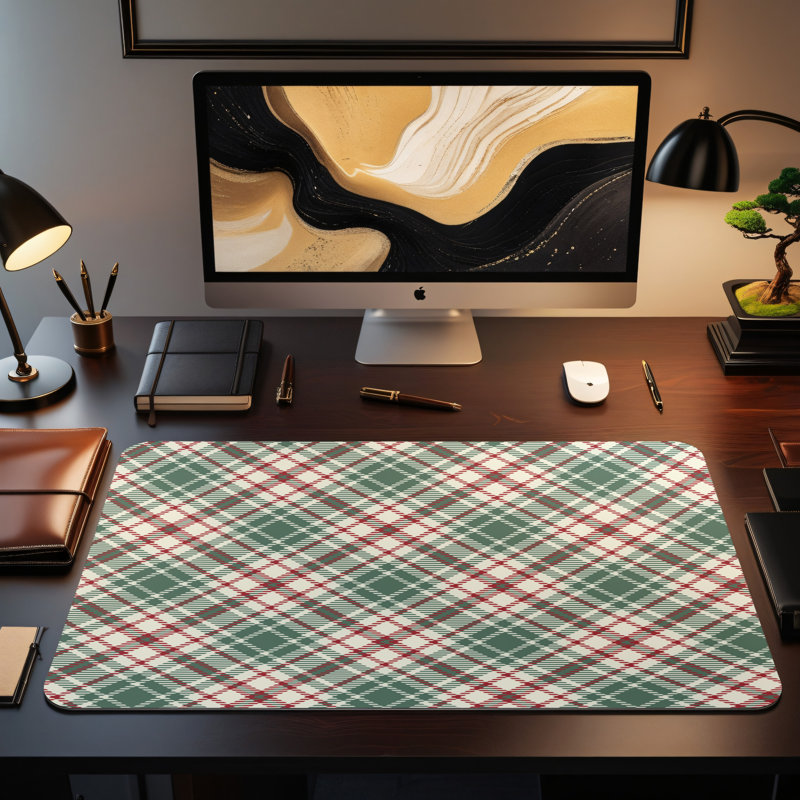 Polyester Desk Pad, 14.4x12.1