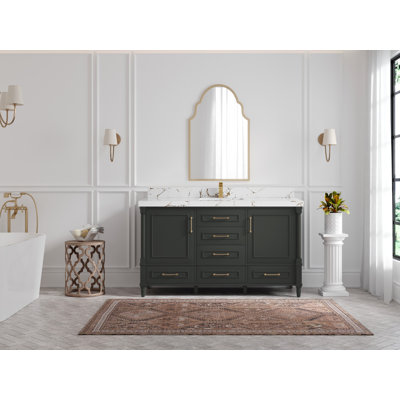 Ensemble de meuble-lavabo simple 60 po Aberdeen