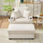 Chaise longue d'intérieur avec repose-pieds et rangement-1199179524