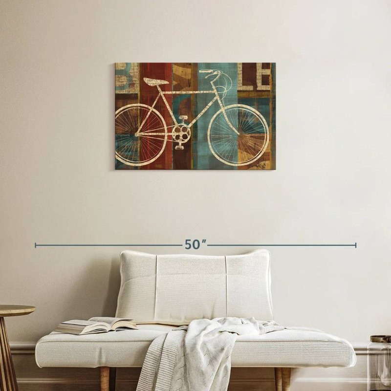 Mehar Bicycle Breaking Away, 20" H x 30" W
