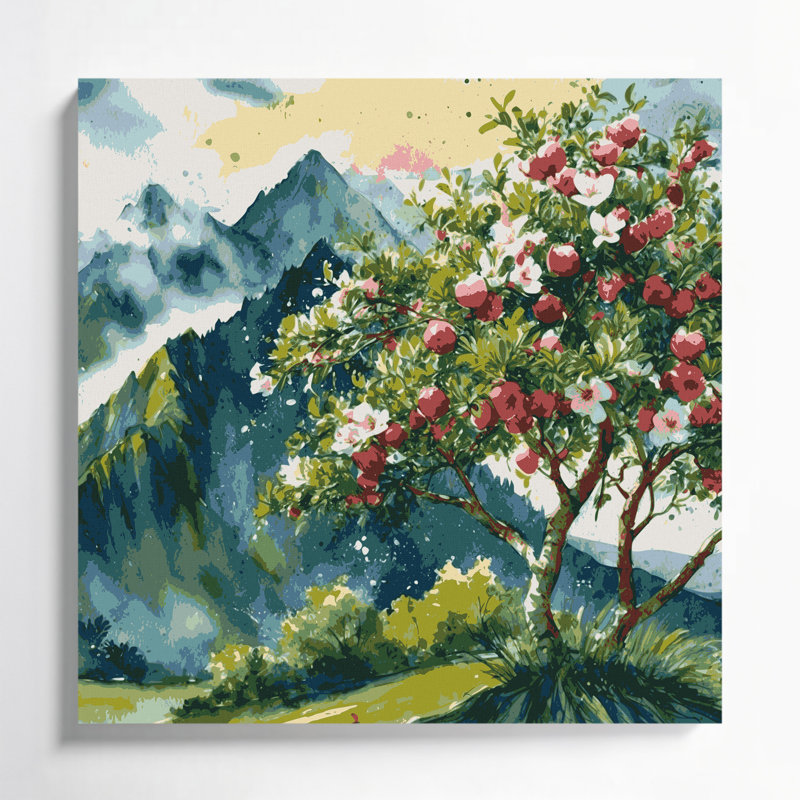 Art sur toile hawaïen, H 32 po x l 32 po