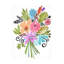 "Simple Short Stems I" sur toile-98233506