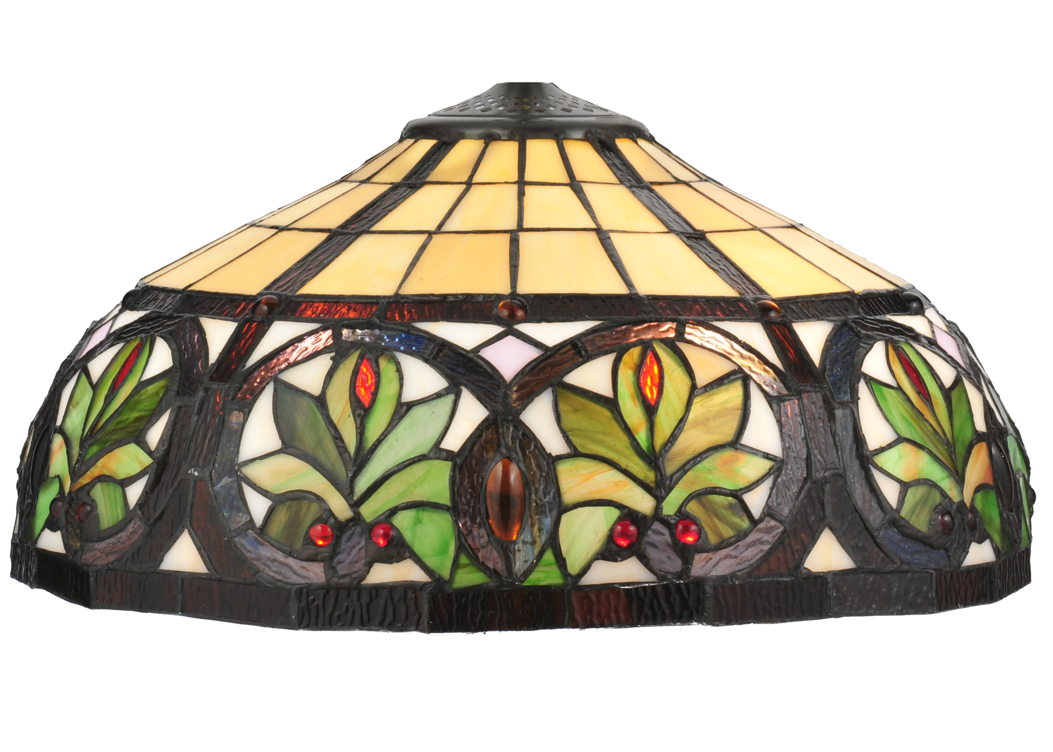 Meyda Lighting Sunrise 8'' H x 16'' W Glass Bowl Lamp Shade | Wayfair