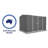 Absco Premier 10' W x 7' D Metal Galvanized Steel Weather Resistant Storage Shed Woodland Gray-92301201