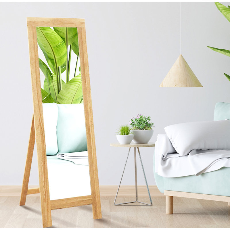 Farris Solid Wood Flat Floor Mirror