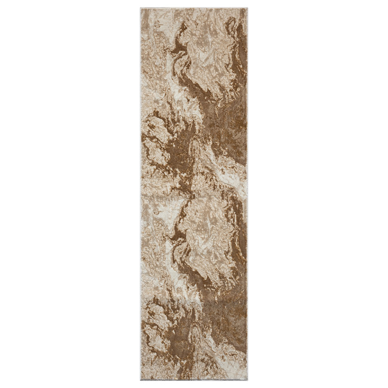 Tyrece Abstract Indoor Rug, Runner 2' x 7'