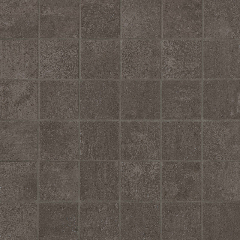 2" x 2" Porcelain Mosaic Tile, Coffee