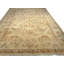 Tapis oriental ivoire en coton / laine fabriqué à la main 6 pi x 9 pi Oriental
