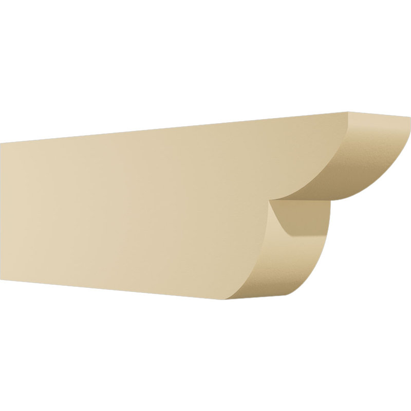 Crestline Signature Urethane Rafter Tail, Primed Tan, 6" H x 20" W x 3" D