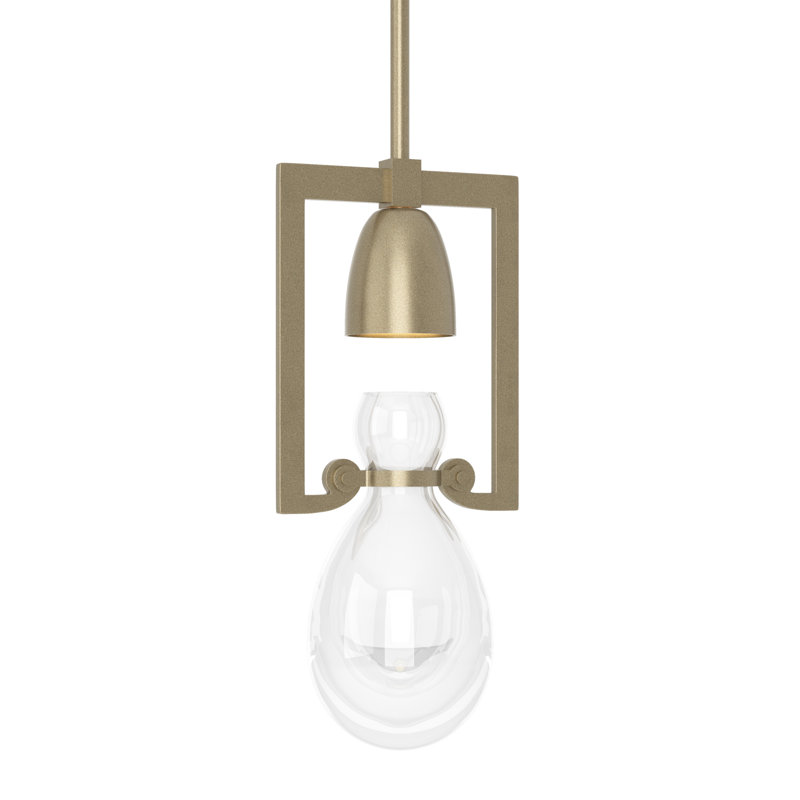 Mini-luminaire suspendu Apothecary, Or doux