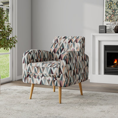Fauteuil à accoudoirs touffeté 29 po Jakyren
