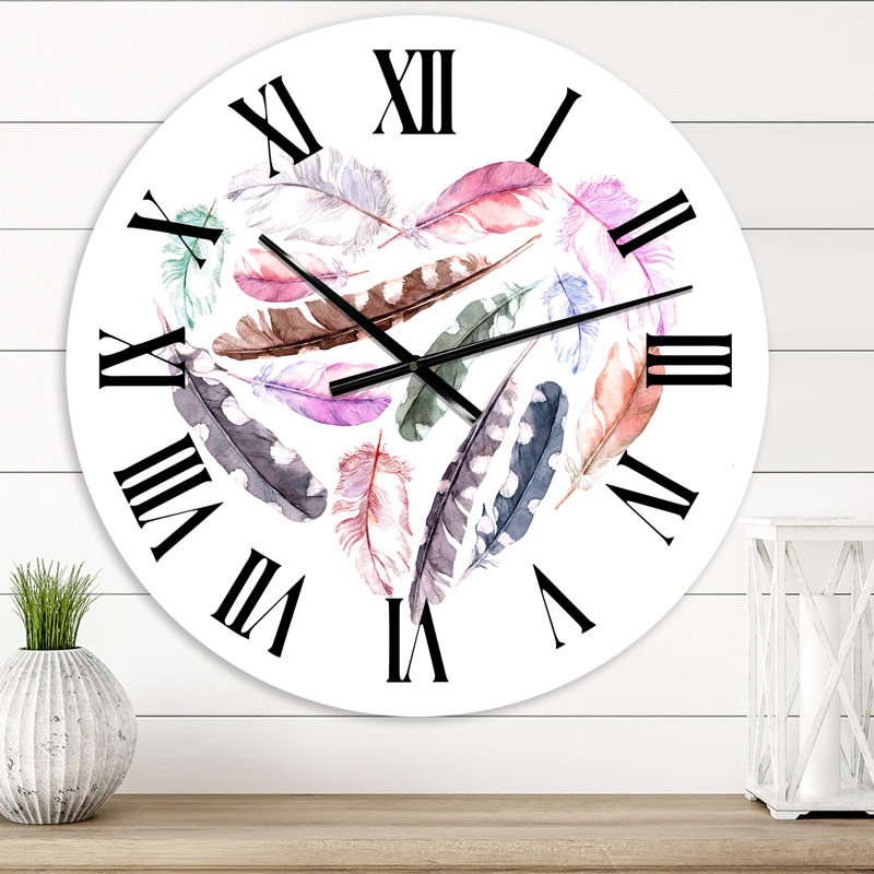 Horloge murale bohème et éclectique, Petit